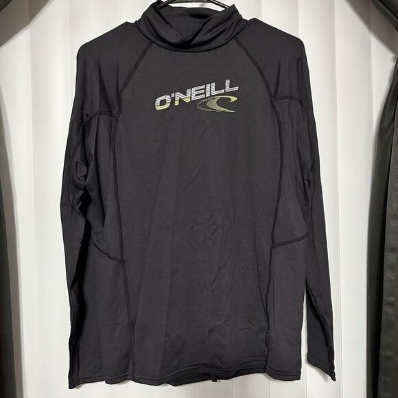 O’Neil MENS Black basic skins long sleeve, 50+ UV Block - Picture 1 of 7
